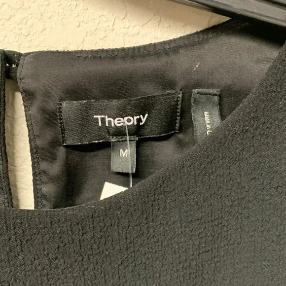 Theory Women's Classic Black Tank Top - Picture 2 of 3